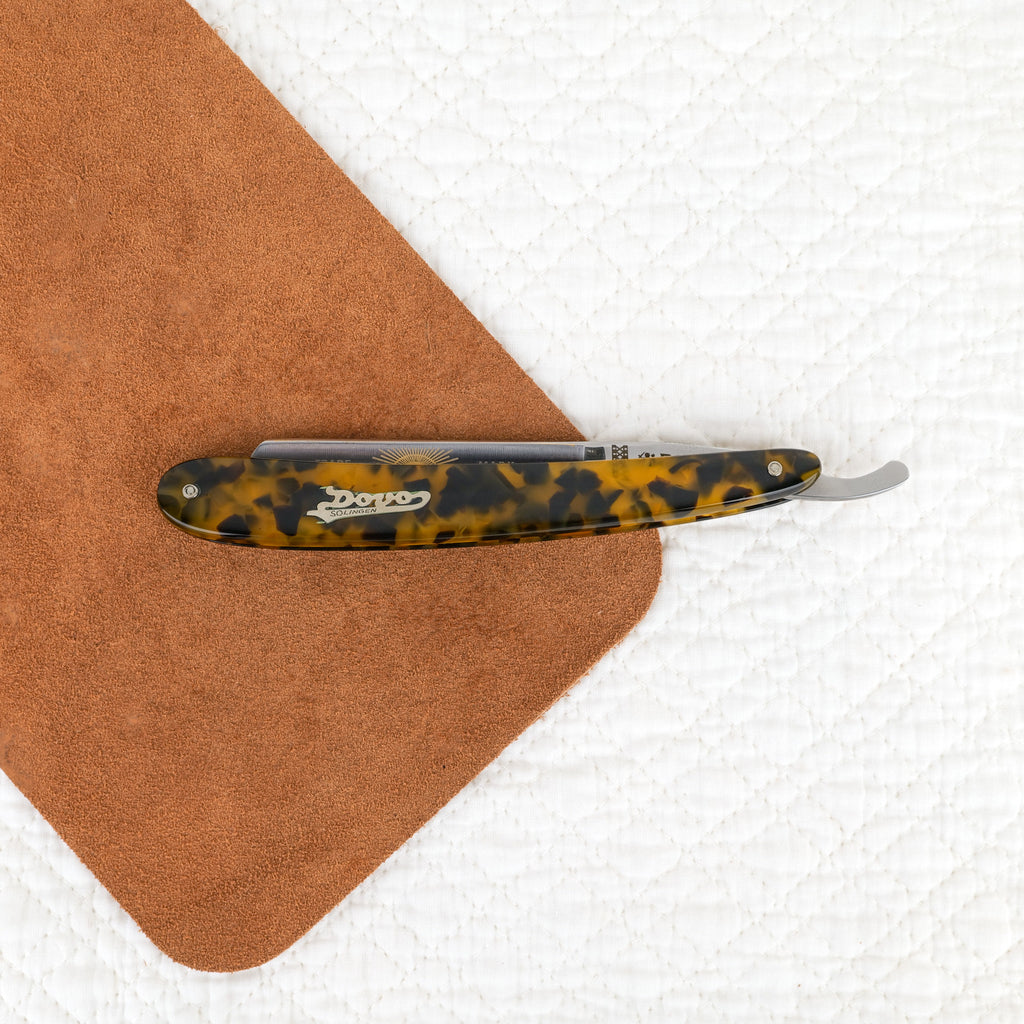 Dovo straight razor tortoiseshell