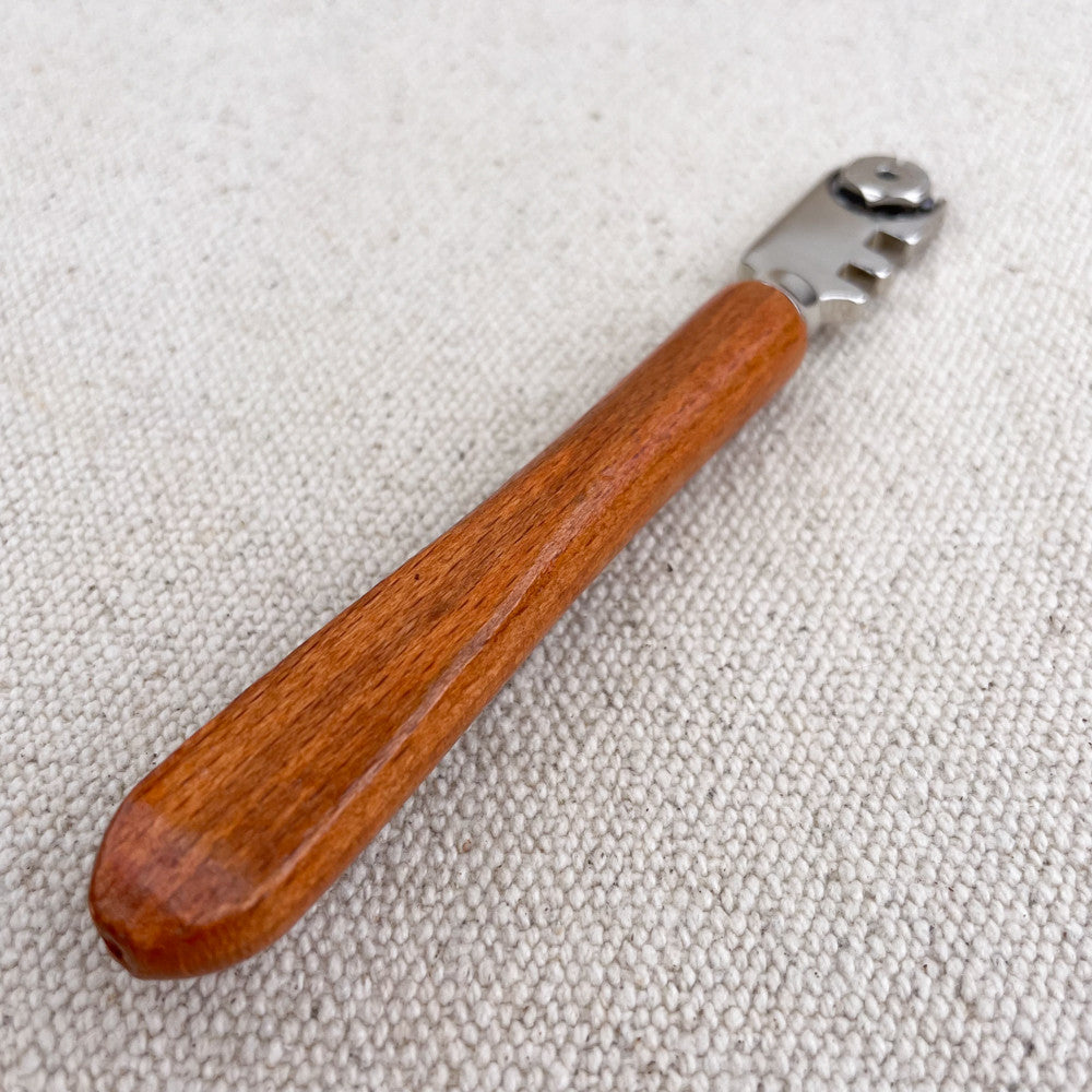Glass cutter with wooden handle