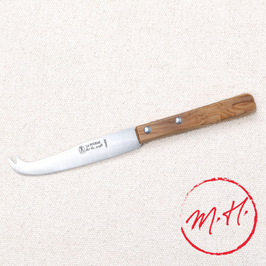 Two-pronged cheese knife