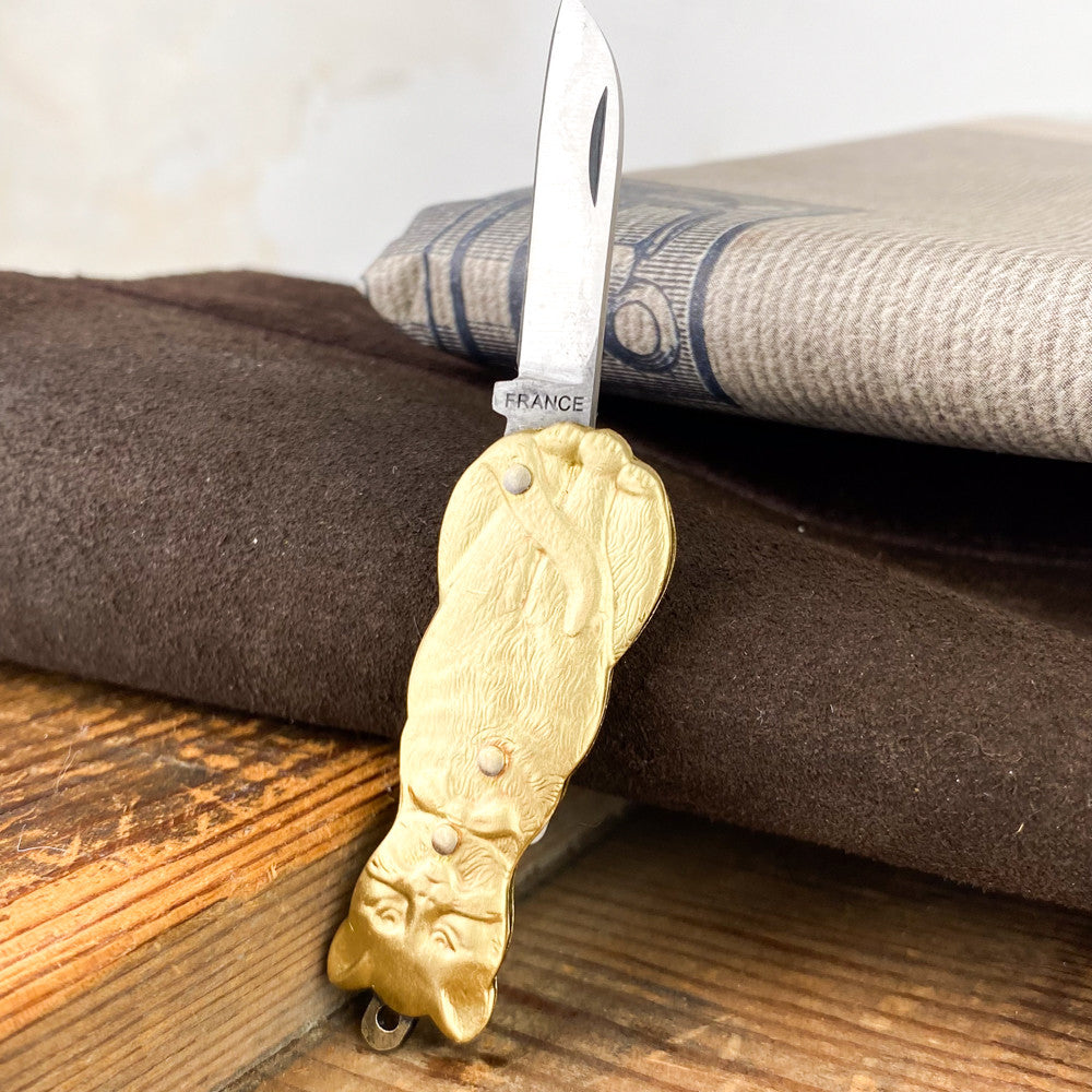 Coursolle brass charm knife