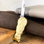 Coursolle brass charm knife