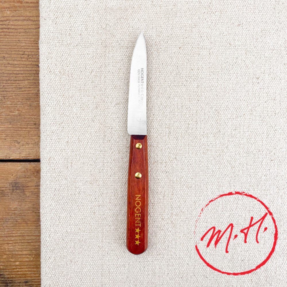 Nogent paring knife, smooth blade