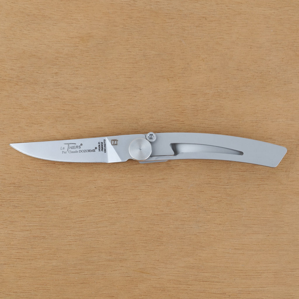Small 8cm Liner Thiers pocket knife, stainless steel