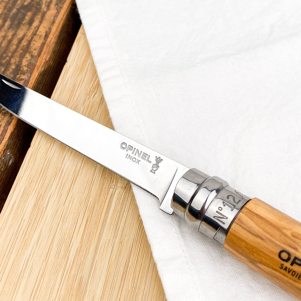 Couteau Effilé n°12 bois d'olivier Opinel