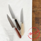 Assorted wood handle knife 12 cm
