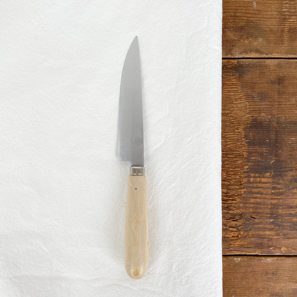 Assorted wood handle knife 12 cm