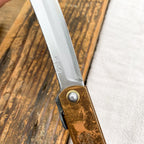 Higonokami brown brass knife