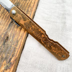 Higonokami brown brass knife