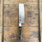 Couteau japonais Nakiri lame damas