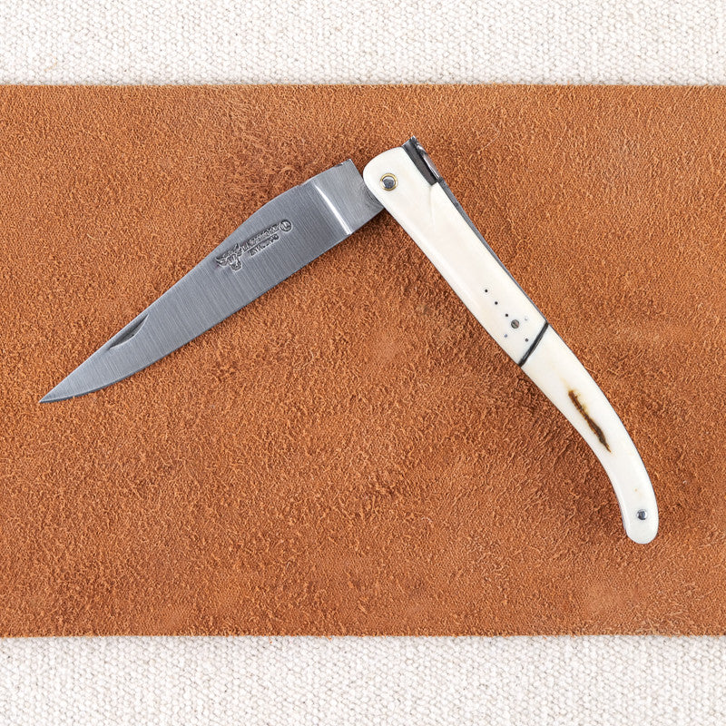 Couteau Laguiole ivoire de mammouth