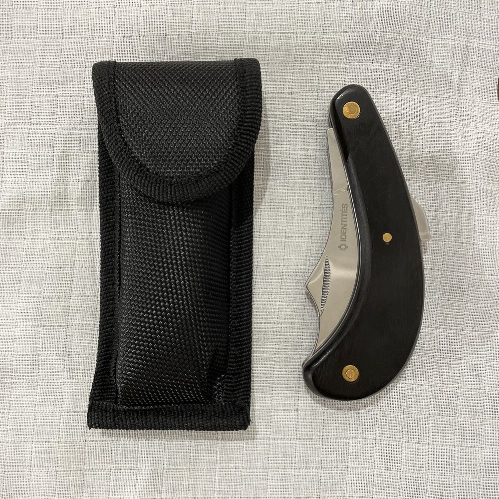 Ergonomic folding knife-fork