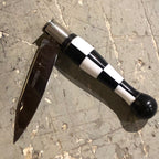 Nontron knife n°25 ball handle 12cm checkerboard