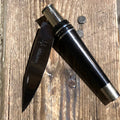 Nontron knife n°25 ebony/aluminum handle