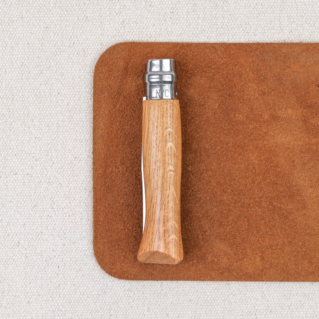 Opinel No. 9 knife, oak