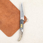 Vendetta knife in natural horn