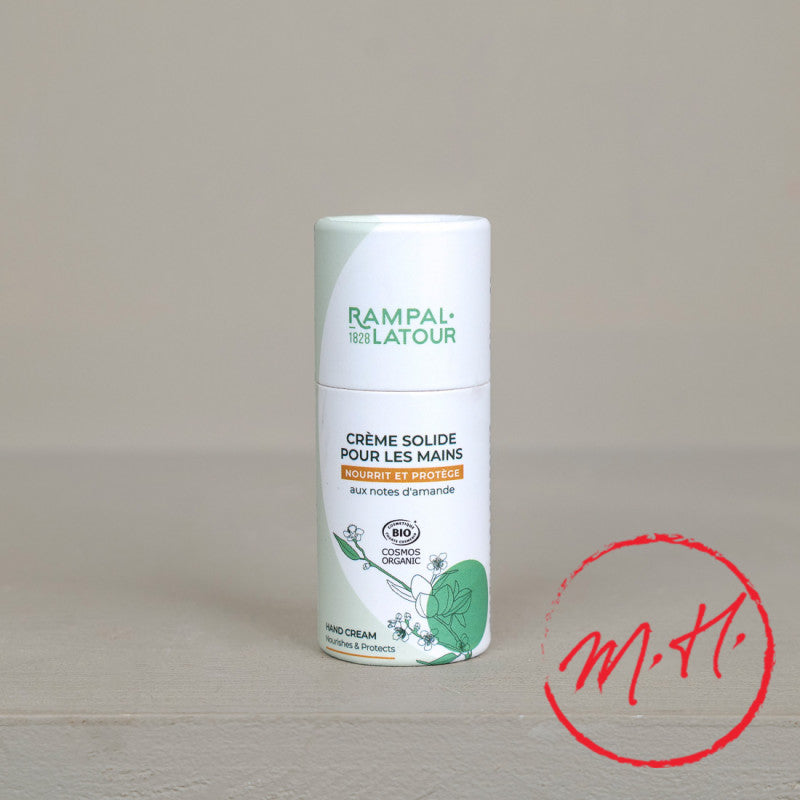 Solid hand cream