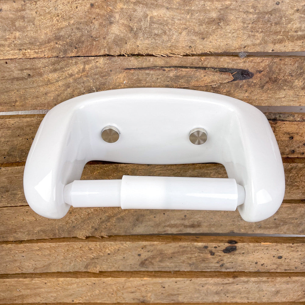 Dérouleur papier toilette en porcelaine
