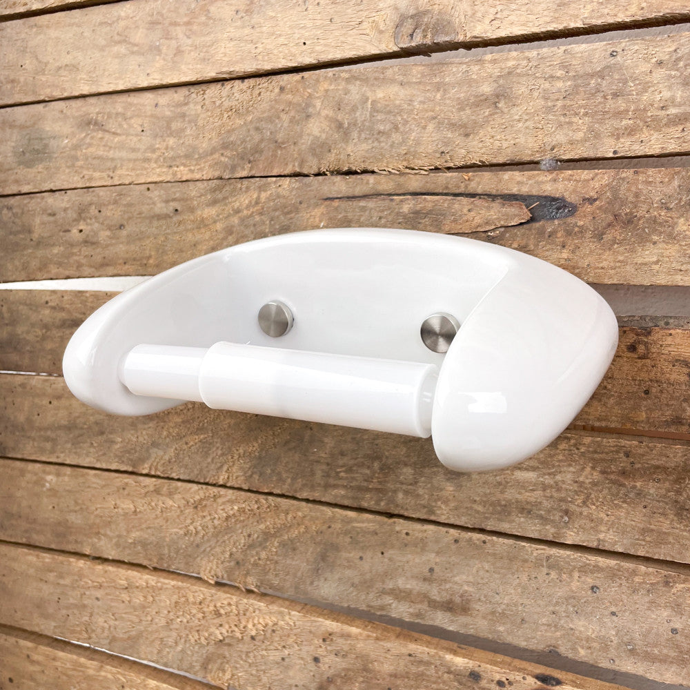 Dérouleur papier toilette en porcelaine