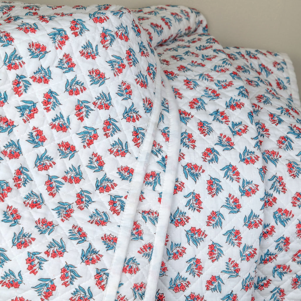 Laurier white quilted bedspread