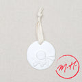 Diffuseur médaillon biscuit faïence chapeau provençal 5,5 cm fabrication française Les Deux Provençales