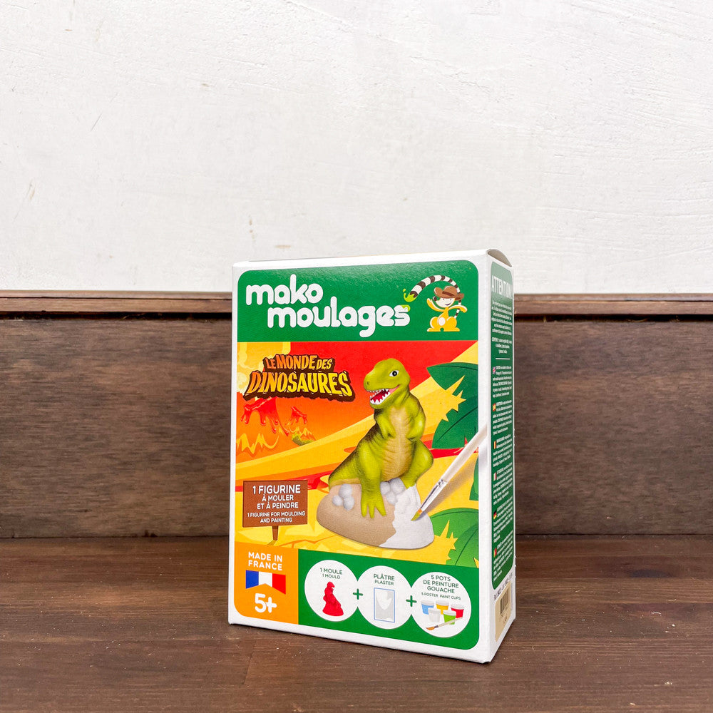 Plaster molding tyrannosaurus