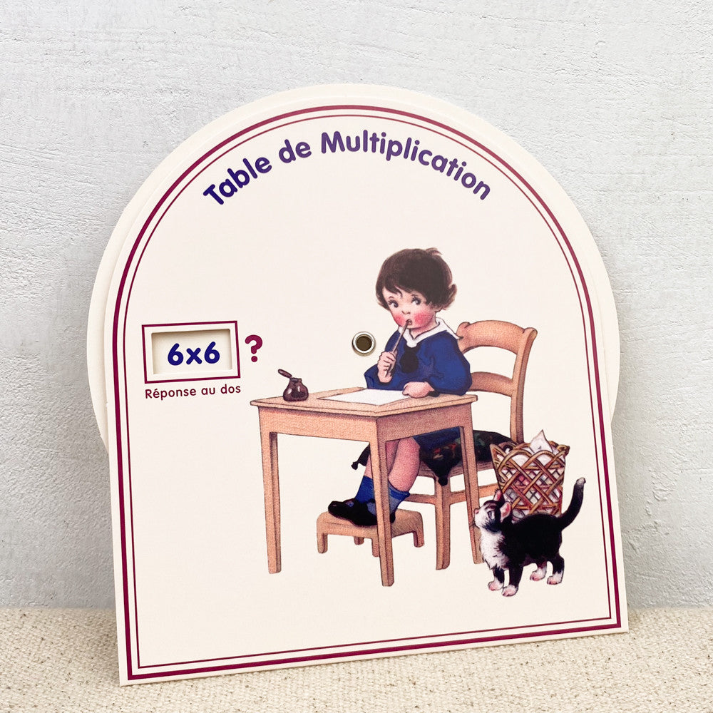 Disque table de multiplication