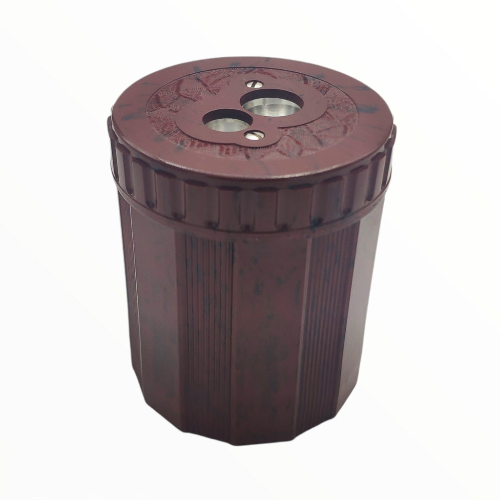 Double pencil sharpener burgundy