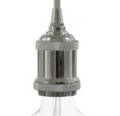 E27 aluminum threaded socket with ring