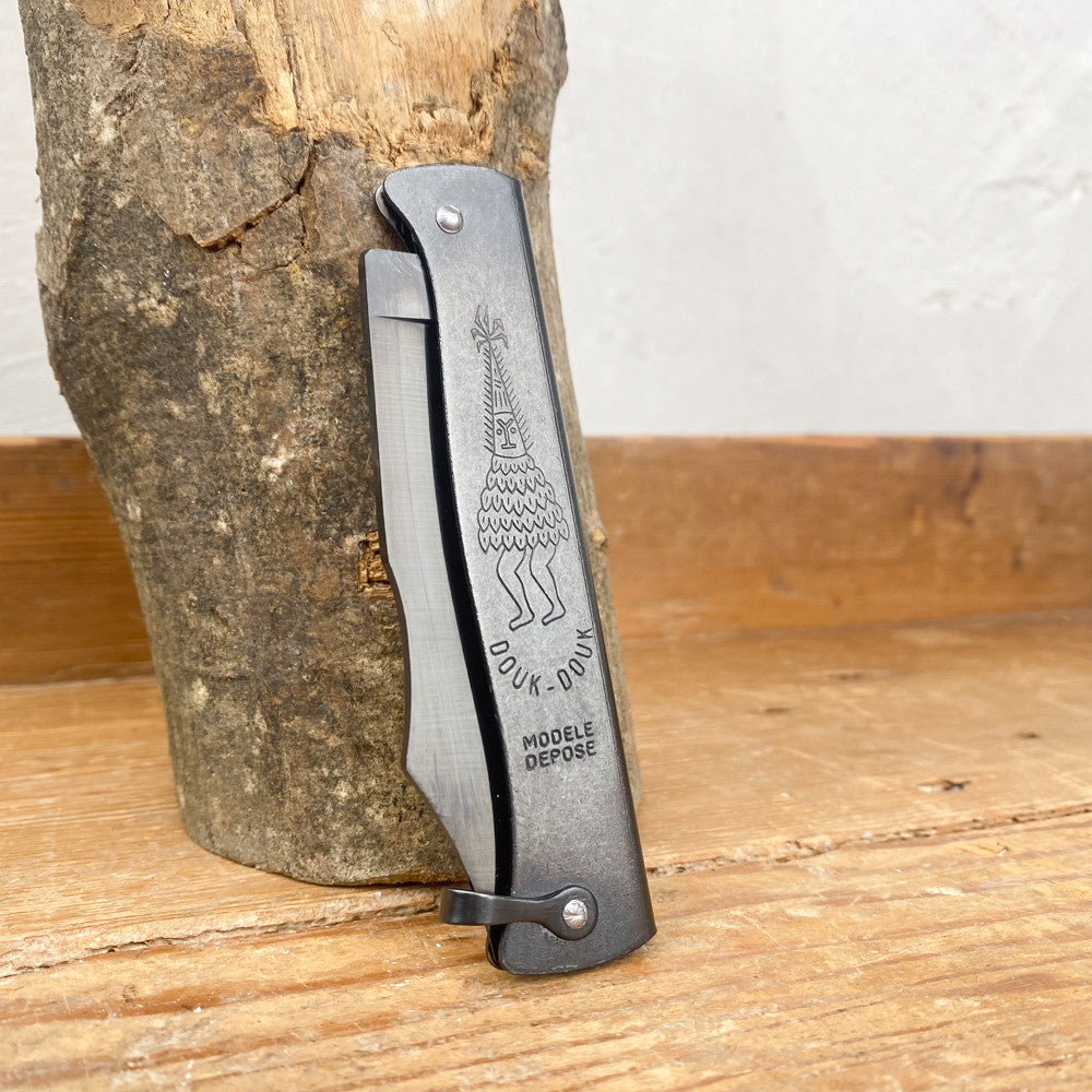 Douk Douk gunmetal handle and blade