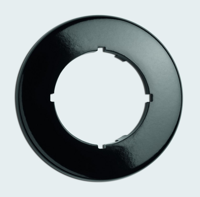 Enjoliveur rond bakélite noir