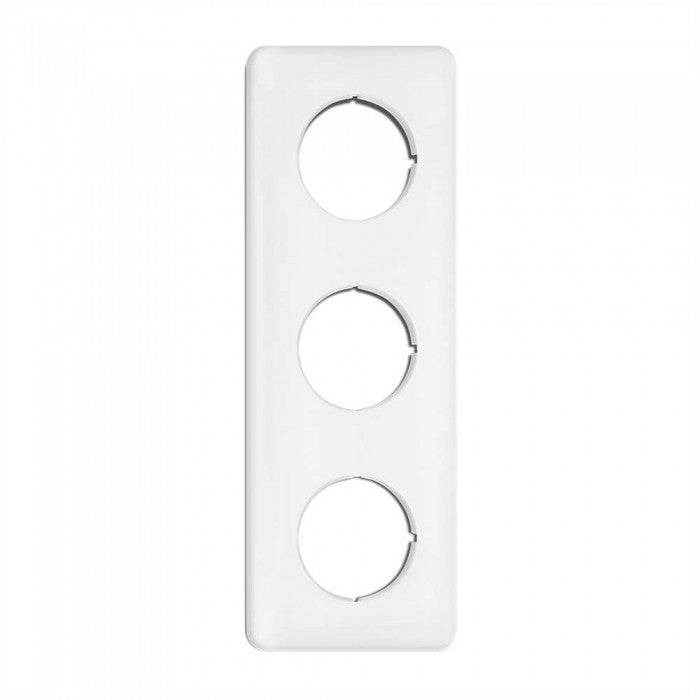 Triple square cover plate
