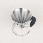 Piston funnel with foot De Buyer