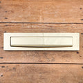 Brass swing letterbox inlet