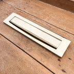 Brass swing letterbox inlet