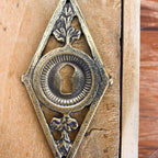 Bronze keyhole escutcheon