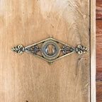 Bronze keyhole escutcheon