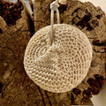 Eponge bain naturelle coton