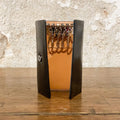 Black leather key case