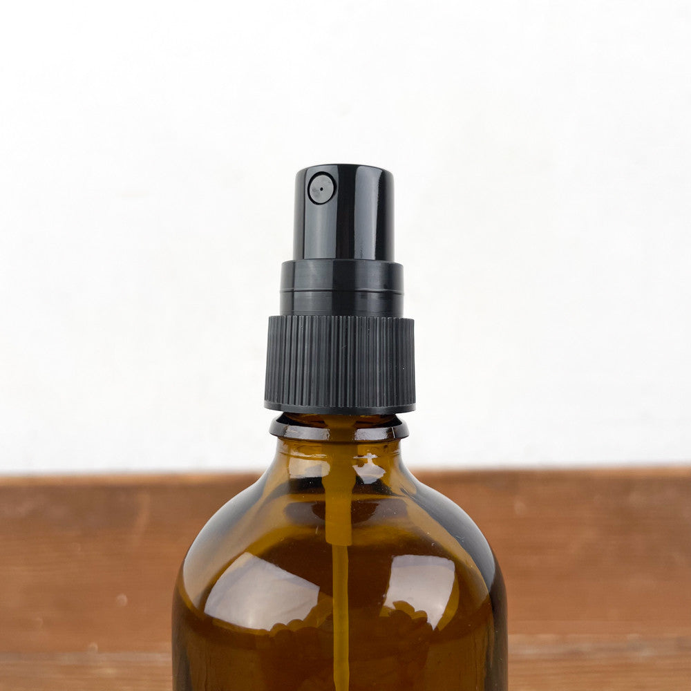 Amber glass spray bottle 100ml
