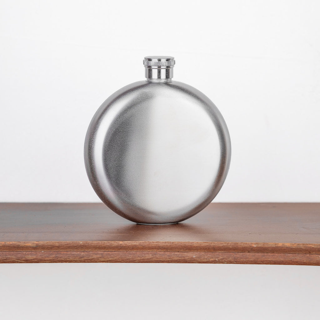 Small stainless steel flask