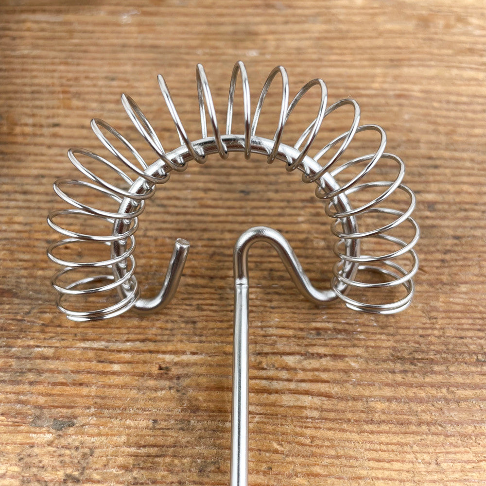 Stainless steel kitchen whisk