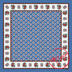Souleiado blue Provencal scarf