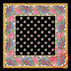 Foulard provençal rose et noir Souleiado