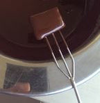 Stainless steel chocolate forks