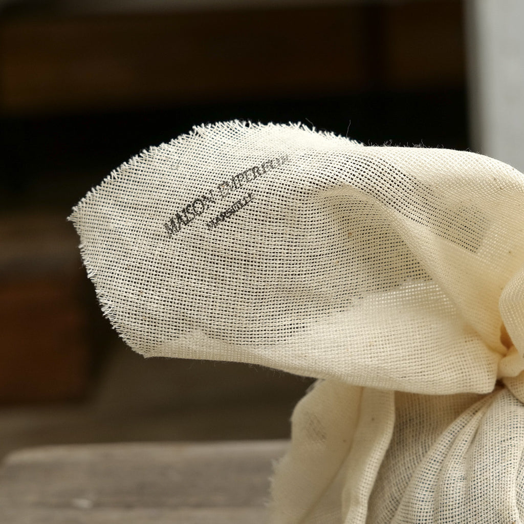 Furoshiki lavande en toile naturelle