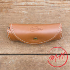 Gant lustreur en cuir de veau et laine