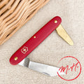 Grafting knife with brass spatula