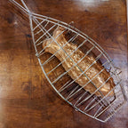 Stainless steel fish grill 42x19