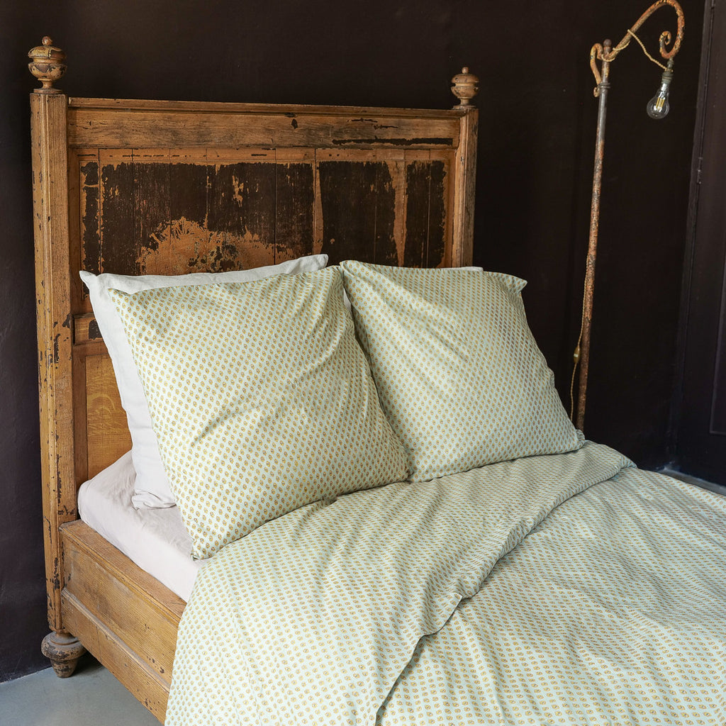 Mint calisson duvet cover