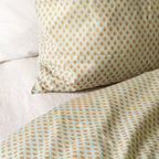 Mint calisson duvet cover